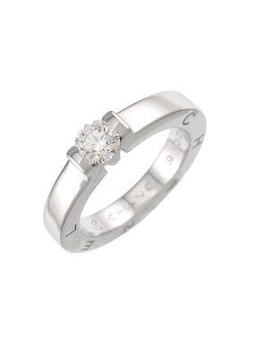 Chanel Diamond Ring Pt Platinum
